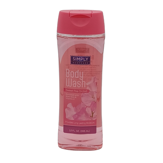 Simply Bodycare Sweet Pea Orchid Body Wash 12oz
