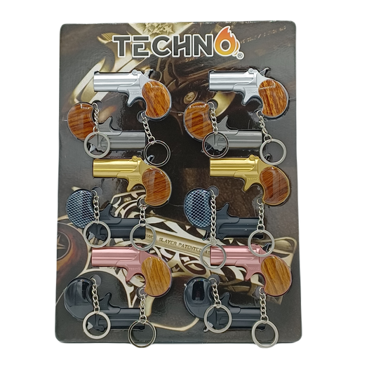 Techno Derringer Lighter 12ct