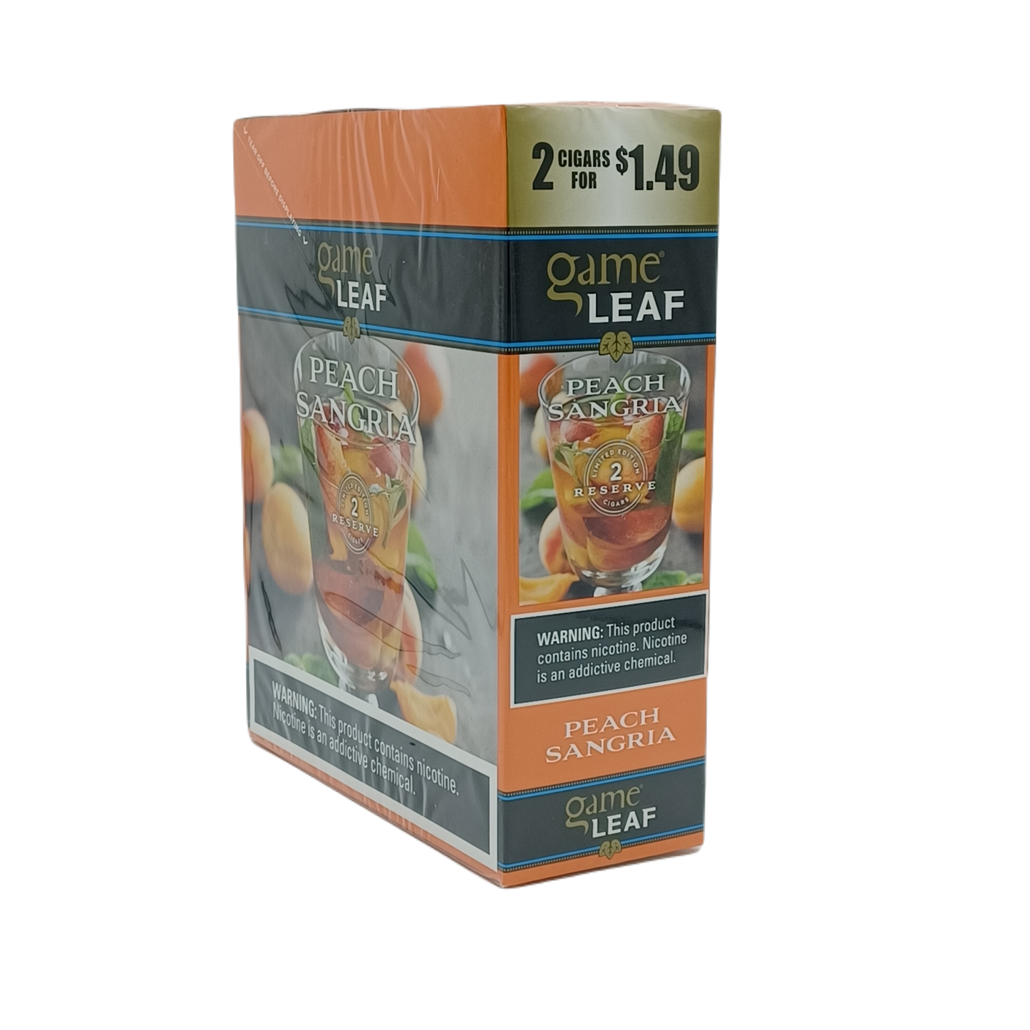 Game Leaf Peach Sangria 2/$1.49 15/2pk