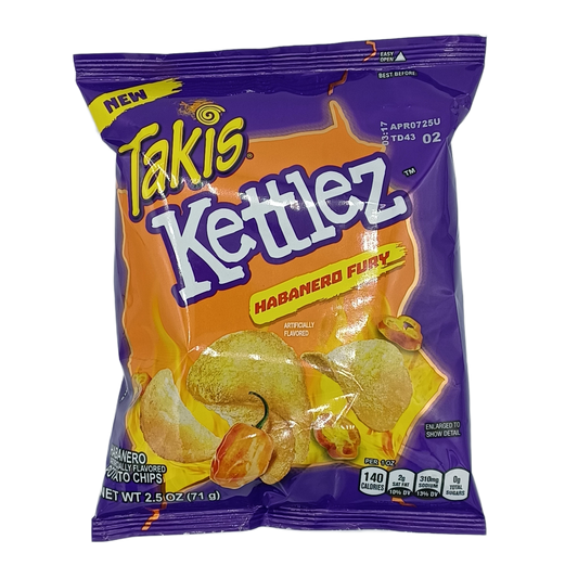 Takis Kettlez Habanero Fury 2.5z PEG