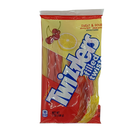 Twizzlers Filled Twists Sweet & Sour 7oz PEG