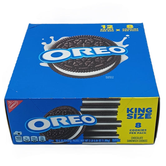 Oreo Cookies King Size 3.22oz 8/12ct