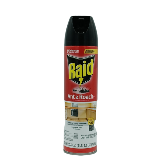 Raid Ant & Roach Fragrance Free 17.5oz