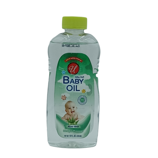 U Baby Oil Aloe Vera 10oz