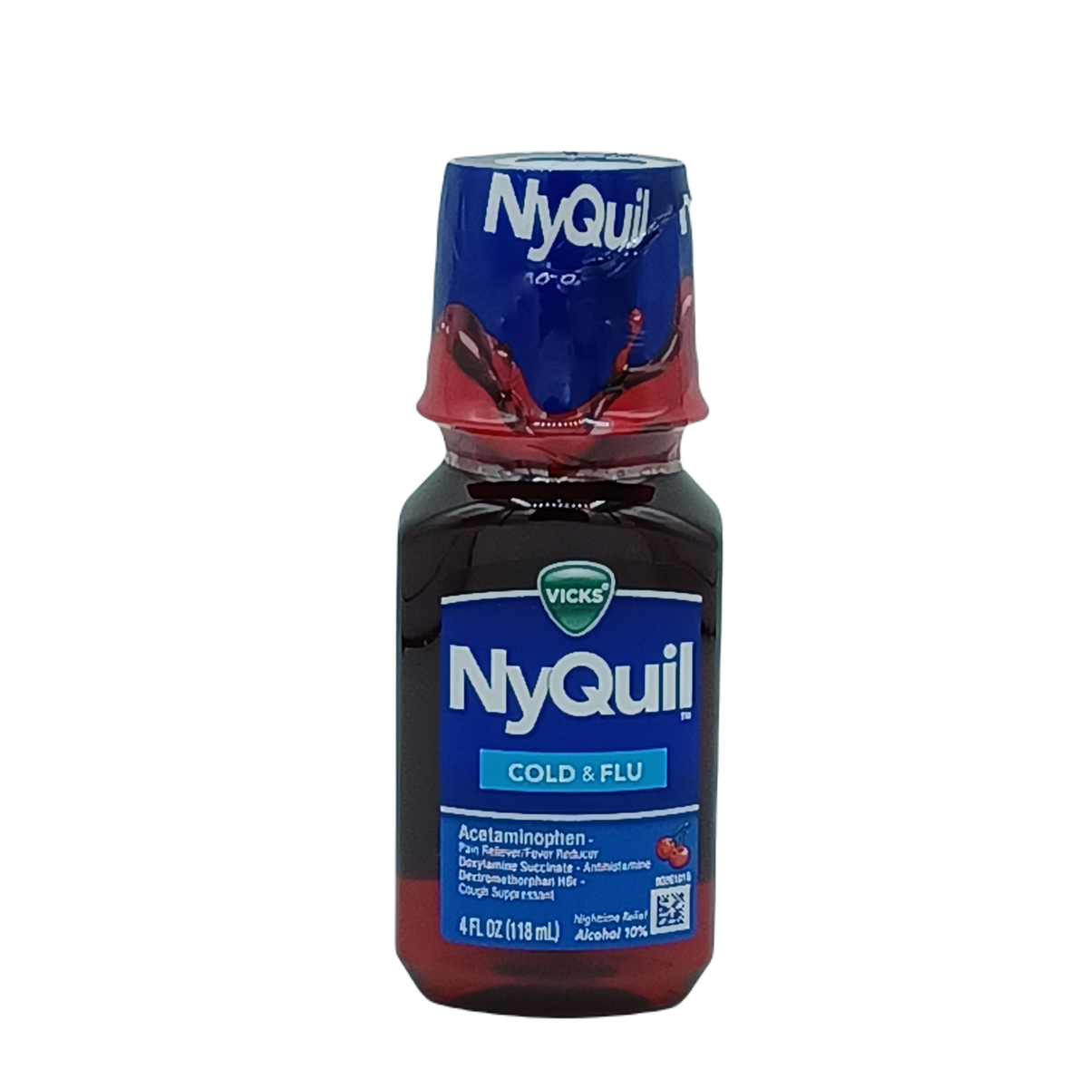 NyQuil Cold&Flu Cherry 4oz Bottle