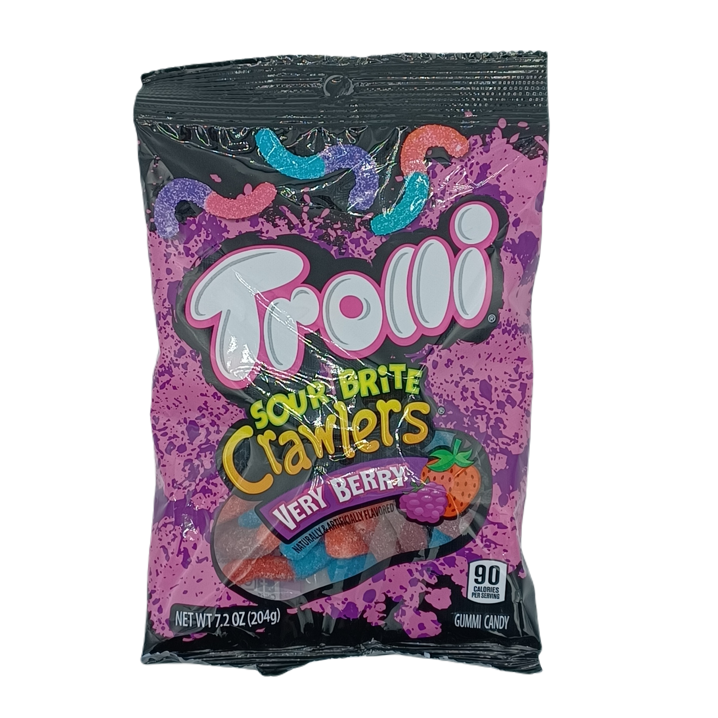 Trolli Sour Brite Crawlers Very Berry 7.2oz PEG