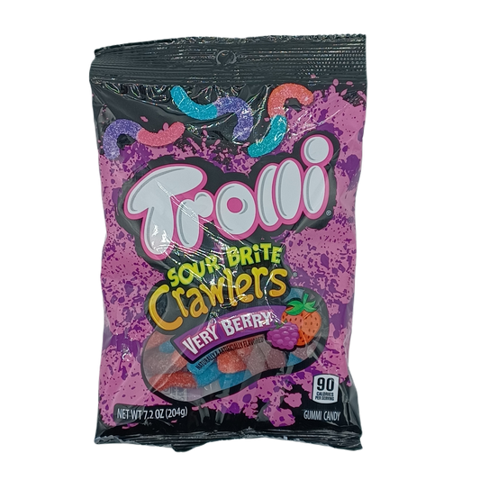 Trolli Sour Brite Crawlers Very Berry 7.2oz PEG
