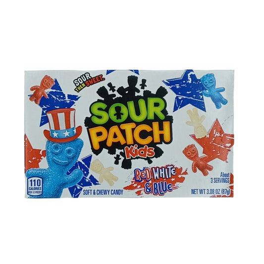Sour Patch Kids Red White Blue Theater Box 3.08z