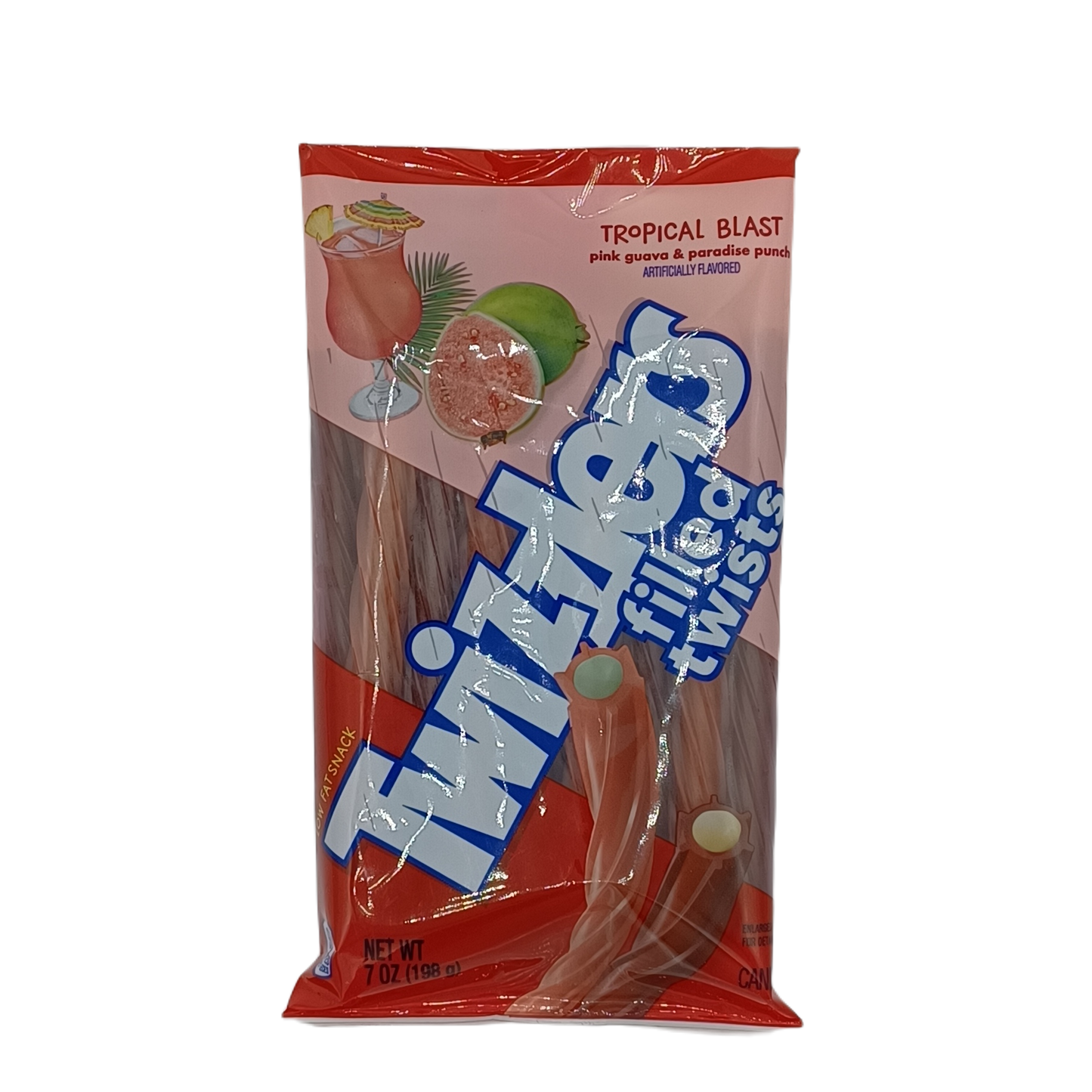 Twizzlers Filled Twists Tropical Blast 7oz PEG