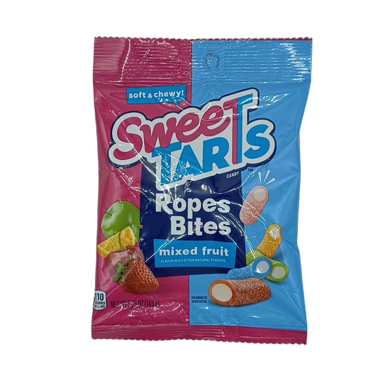 Sweet Tarts Ropes Bites Mixed Fruit 5.25zPEG