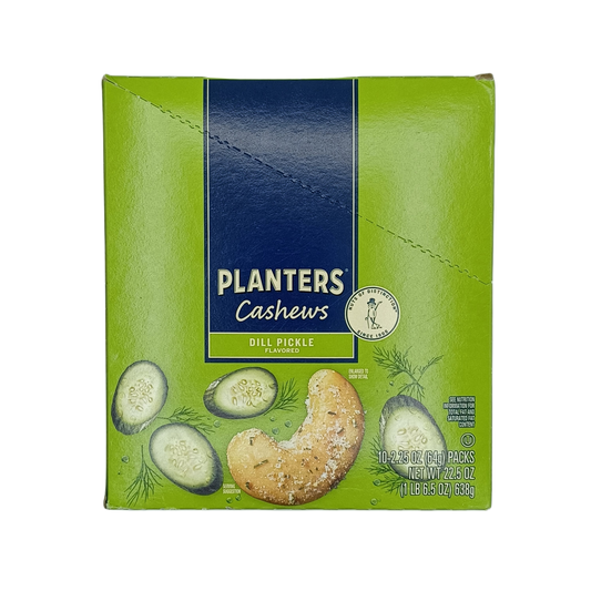Planters Cashews Dill Pickle 2.25oz/10ct BOX