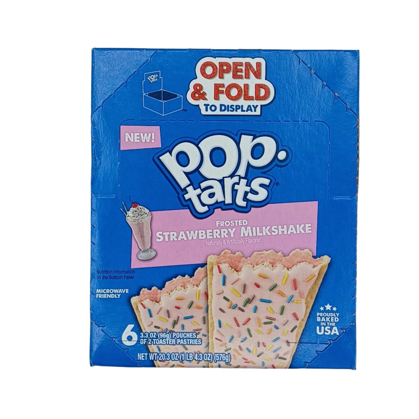 Pop Tarts Frosted Strawberry Milkshake 3.3oz/6ct