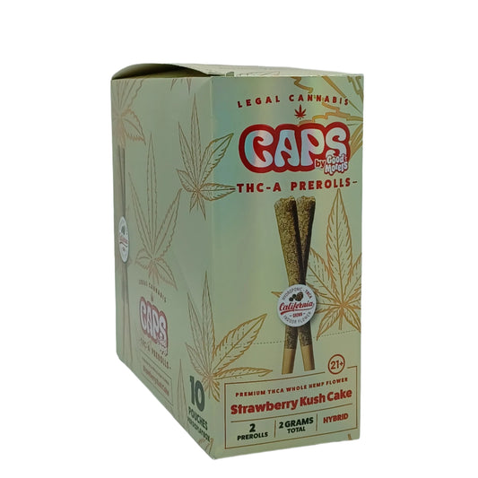 Caps PreRoll Strawberry Kush Cake Hybrid 10ct