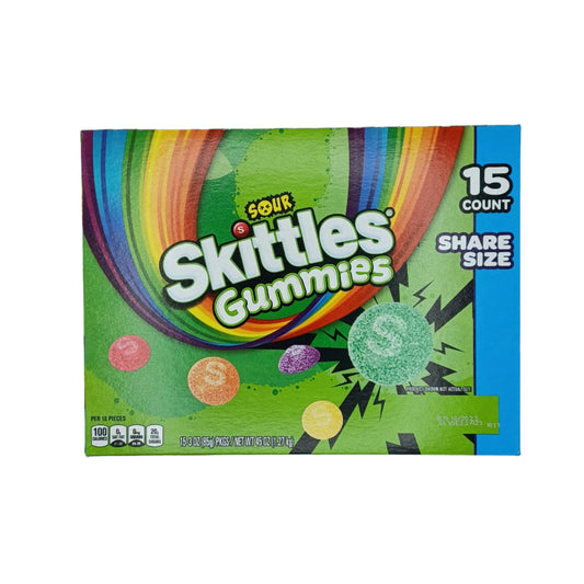 Skittles Sour Gummies Share Size 3oz/15ct