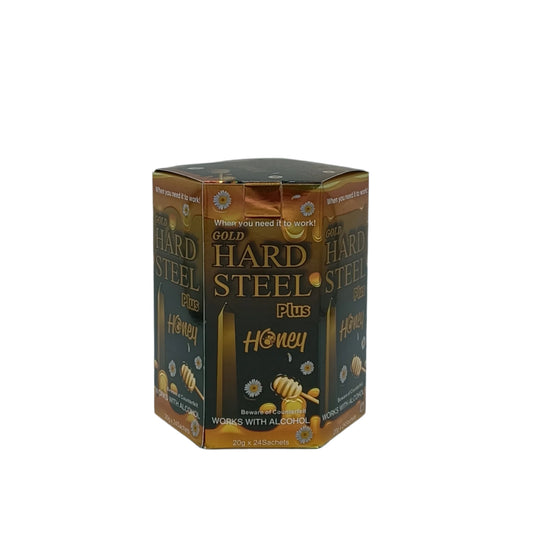 Hard Steel Honey Plus Gold Hex 20g/24ct