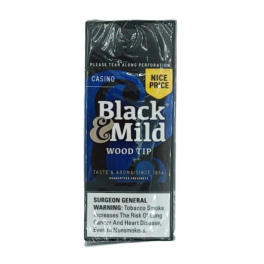 Black & Mild Casino Nice Price Wood Tip 25pk
