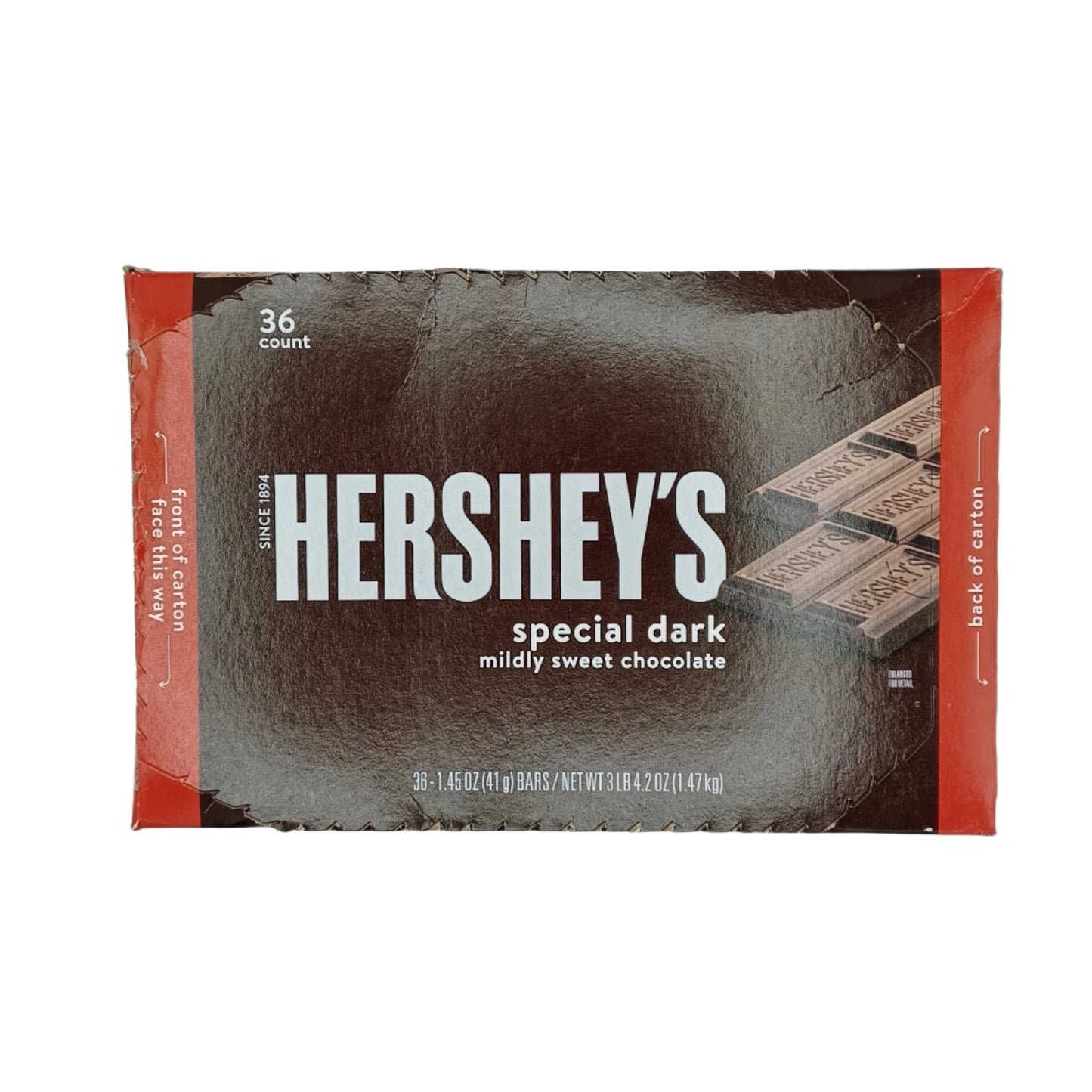 Hershey's Special Dark Chocolate 1.45oz/36ct