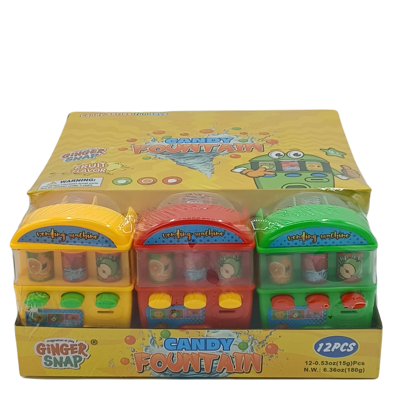 Candy Fountain Fruit Flavor .53z/12ct