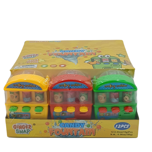 Candy Fountain Fruit Flavor .53z/12ct
