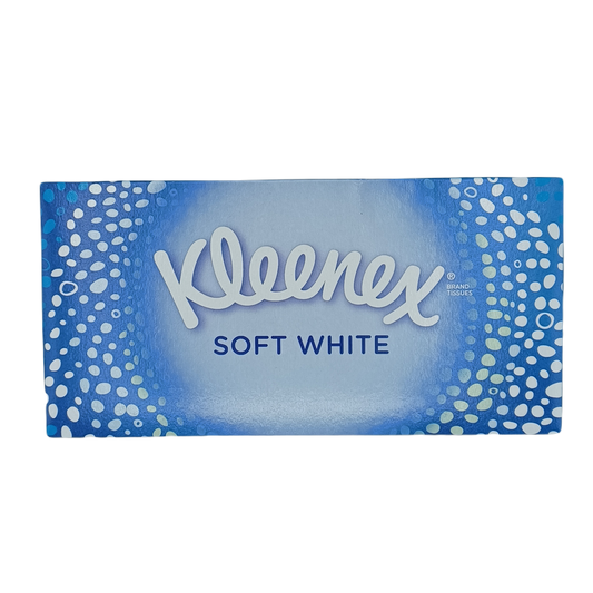 Kleenex Soft White Tissues Box