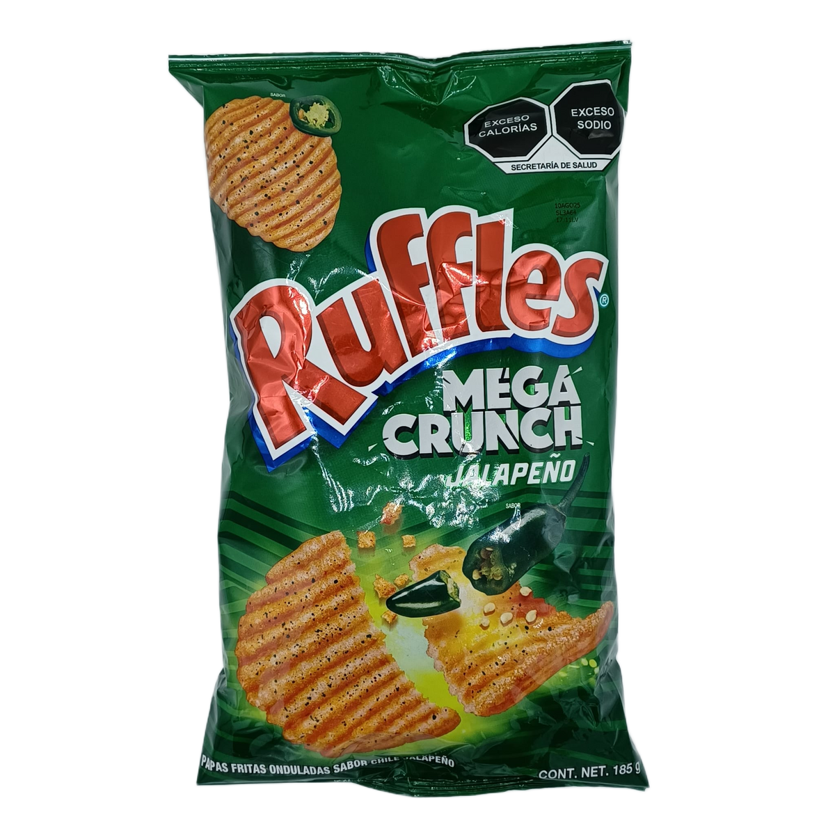 Mexican Rruffles Mexican Ruffles Mega Crunch Jalapeno 185g – Lucky Star Wholesale