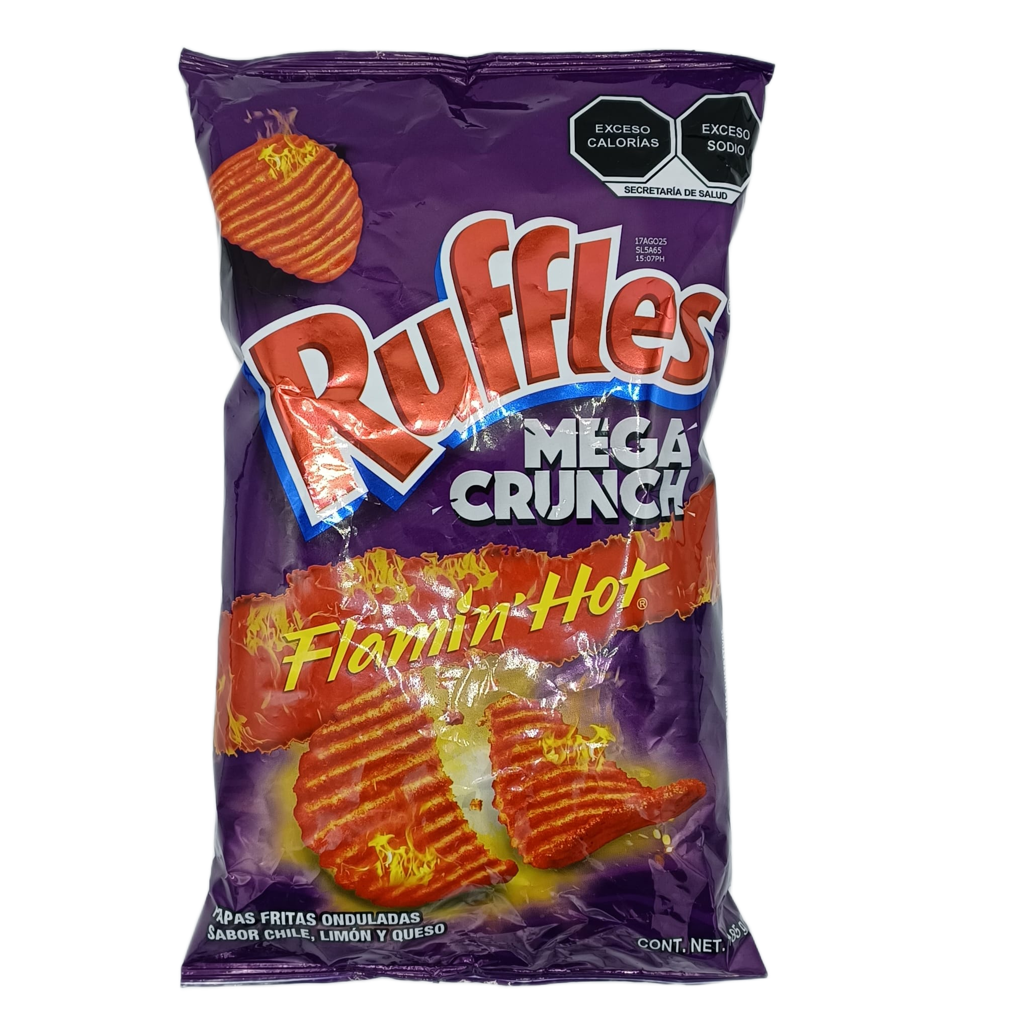 Cheese Ruffles Mexico Mexican Ruffles Mega Crunch Flaming Hot 185g – Lucky Star Wholesale