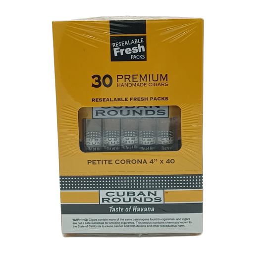 Cuban Rounds Premium Petite Corona 4x40 6/5pk