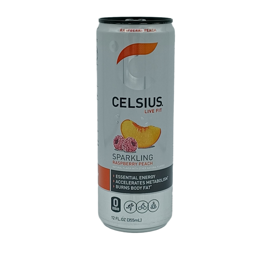 Celsius Raspberry Peach 12oz/12ct