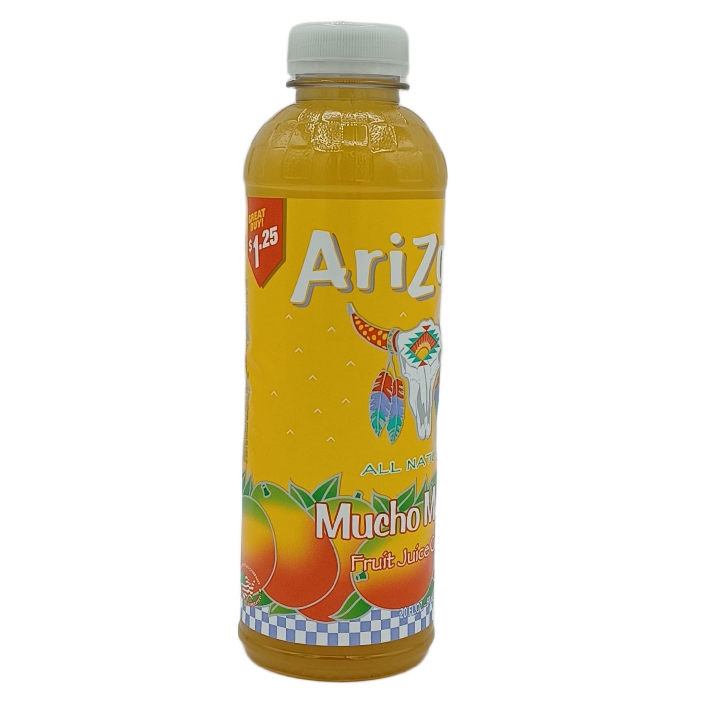 Arizona Mucho Mango $1.25 20oz/24ct Bottle