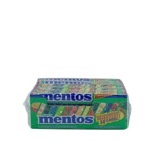 Mentos Discovery 14 Flavors Rolls 1.32oz/15ct