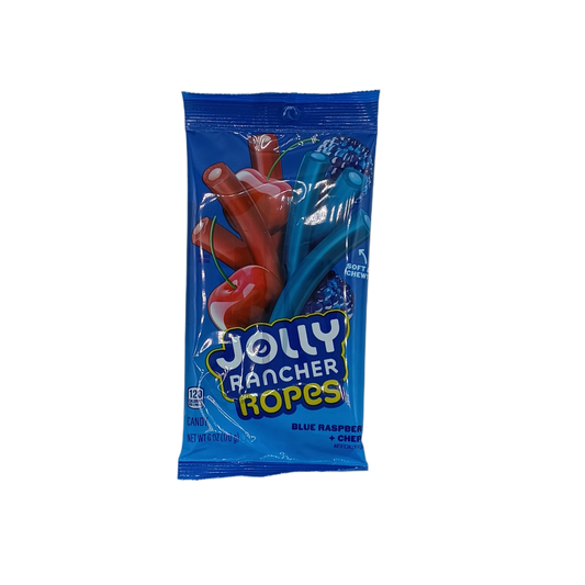 Jolly Rancher Ropes Blue Raspberry Cherry 6oz PEG