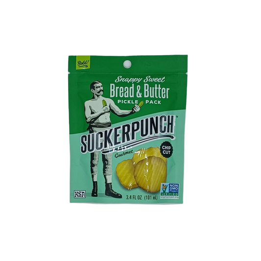 Suckerpunch Bread & Butter Pickle Pack 3.4oz/12ct
