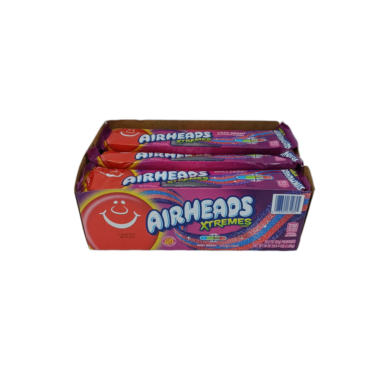 AirHeads Xtremes Very Berry 2oz/18ct