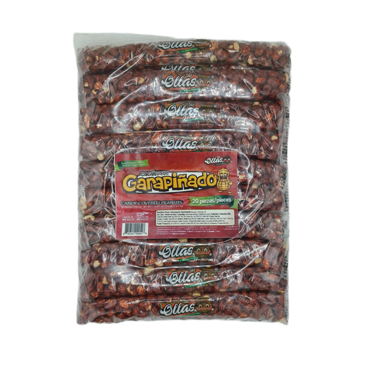 Las Ollas Garapinado Tubo Peanuts 5.29Lb/20ct