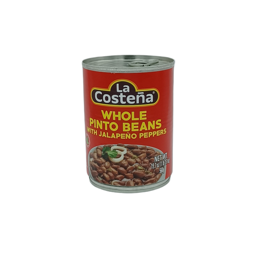 LaCostena Whole Pinto Beans with Jalapeno 19.7oz