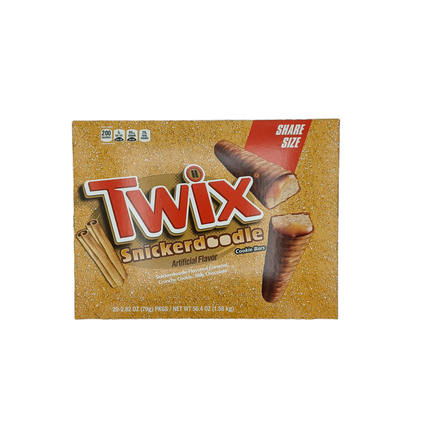 Twix Snickerdoodle Share Size 2.82z/20ct