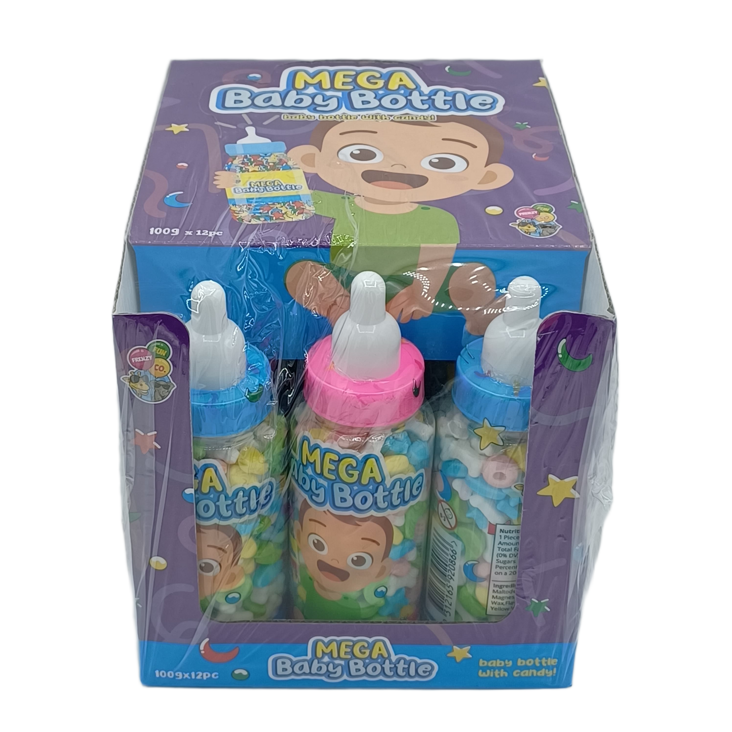 FrenzyFunCo Mega Baby Bottle 100g/12ct
