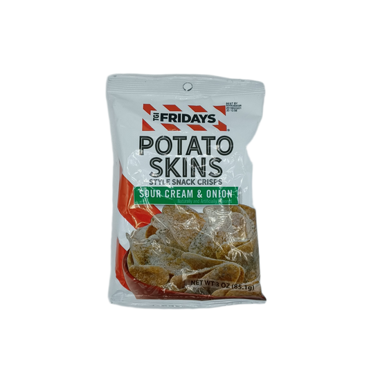 TGIFridays Potato Skins Sour Cream Onion 3oz PEG