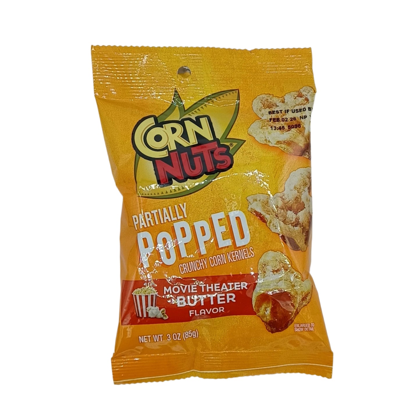 Corn Nuts Popped Movie Theater Butter 3oz PEG