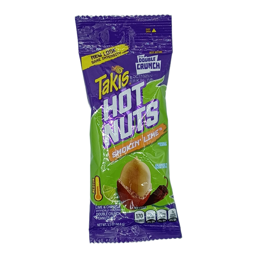 Takis Hot Nuts Smokin Lime 3.2z/12ct