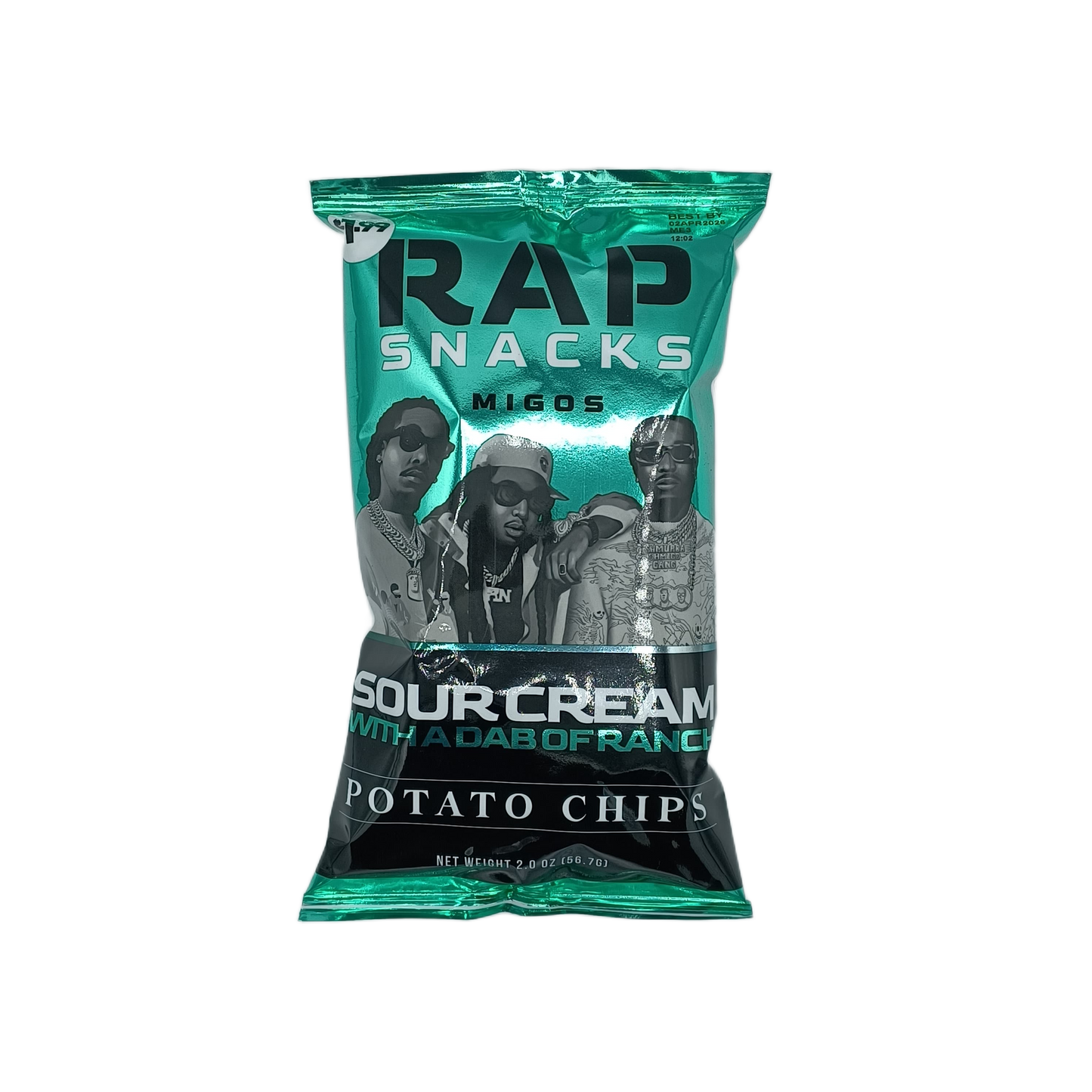 Rap Snack Migos Sour Cream $1.99 2oz/24ct 0113