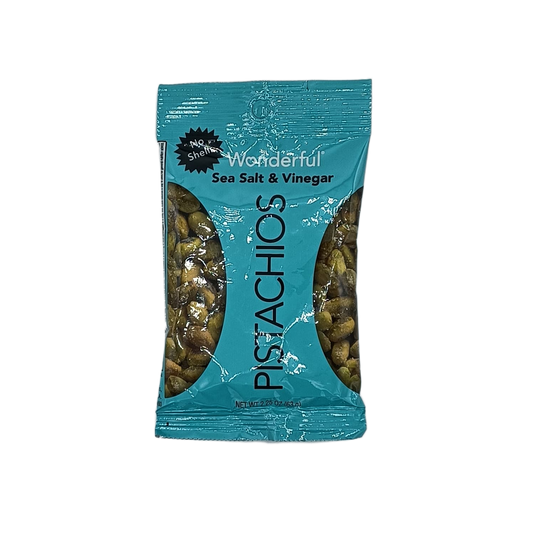 Wonderful Pistachios Sea Salt Vinegar 2.25oz PEG