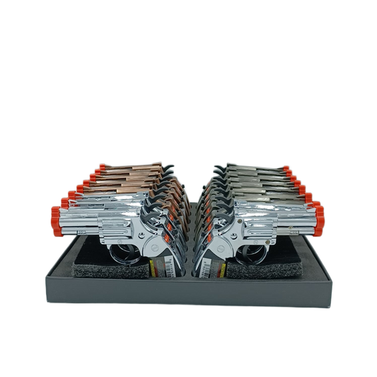 Techno Revolver Dual Flame Lighter 05918-2