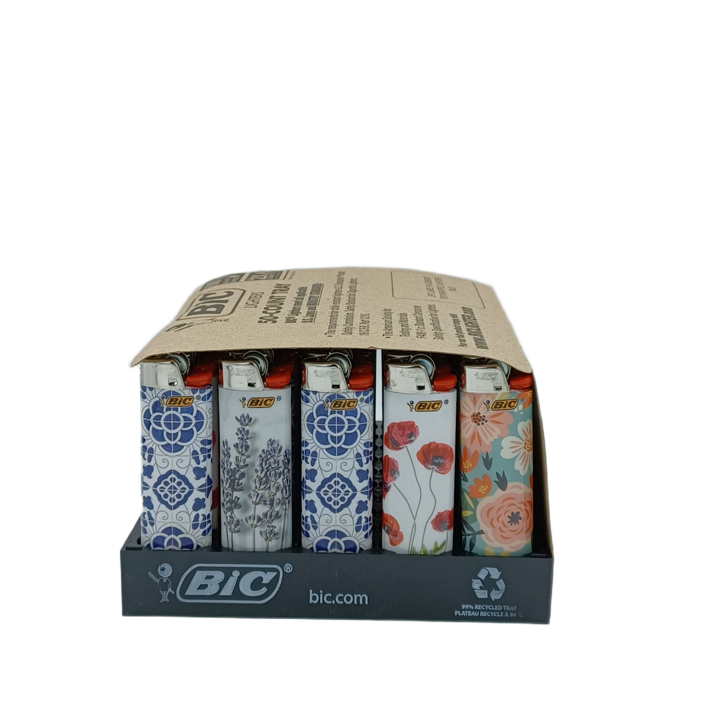 BIC Lighters Flowers 50ct