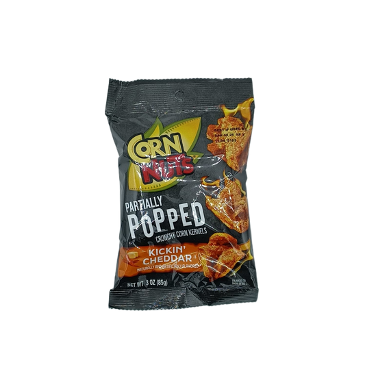 Corn Nuts Popped Kickin Cheddar 3oz PEG