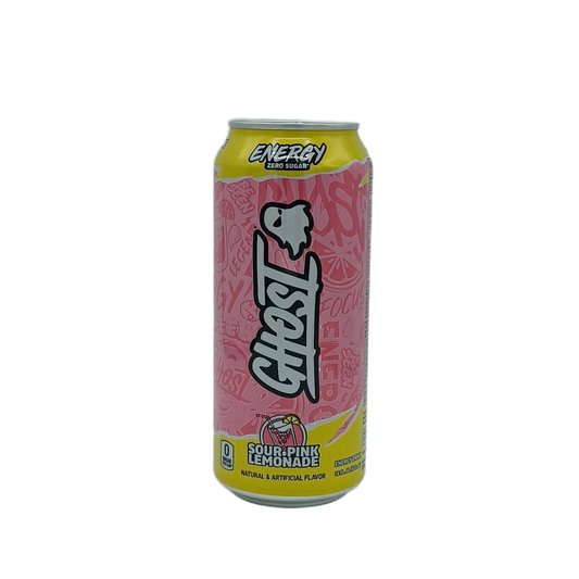 Ghost Sour Pink Lemonade 16oz/12ct