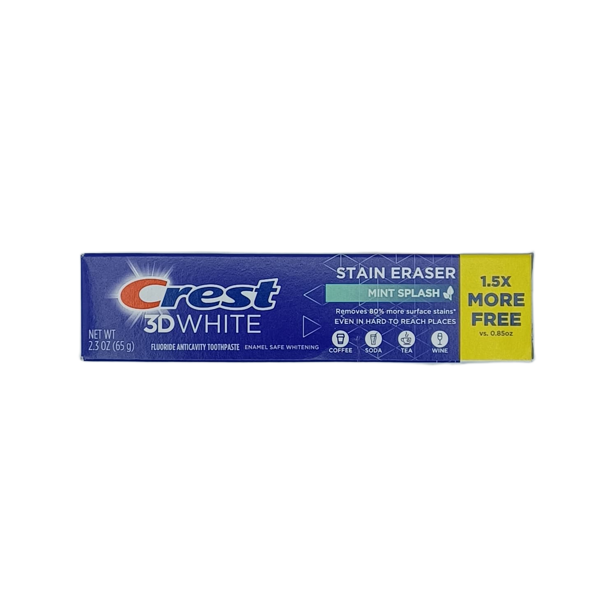 Crest Toothpaste Stain Eraser Mint Splash 2.3oz