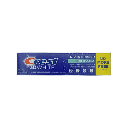 Crest Toothpaste Stain Eraser Mint Splash 2.3oz