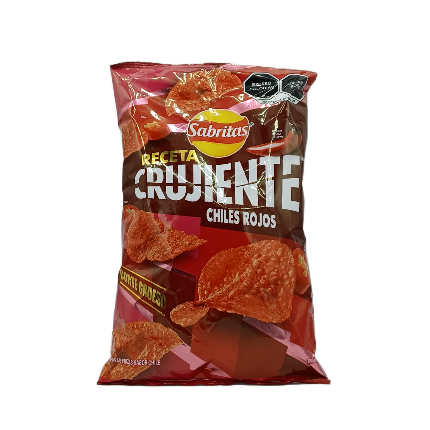 Mexican Sabritas Crujiente Chiles Rojos 160g