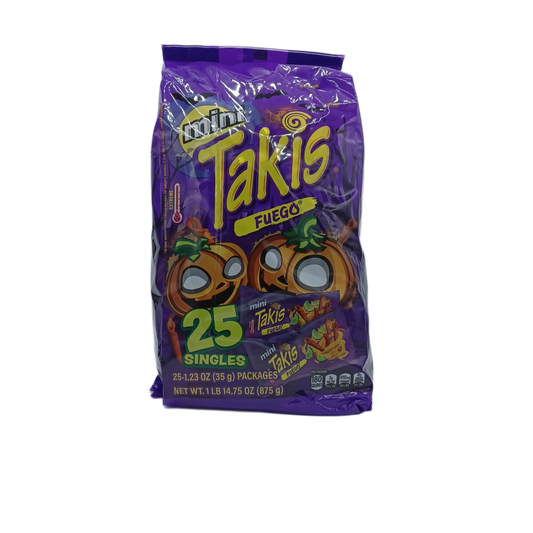 Takis Mini Fuego 1.23z/25ct